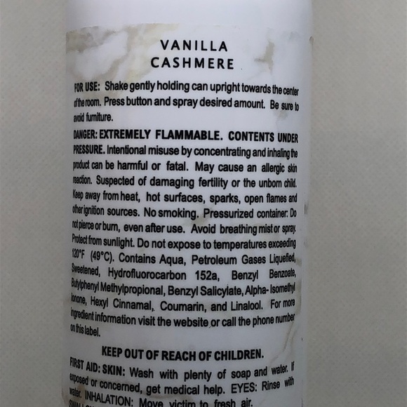 Room Spray AP Fragrance Vanilla Cashmere Home Fragrance 6oz NWT - Picture 6 of 7